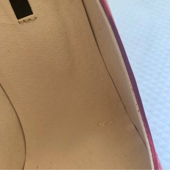 Tony Bianco Womens Red Leather Pump Stiletto Heels Peep Toe Slip On Size 8.5 - Picture 3 of 14